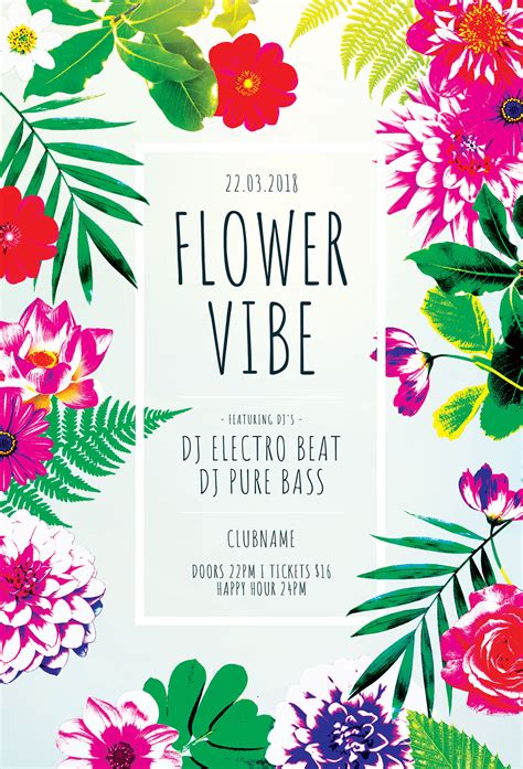 Floral Flyer Template